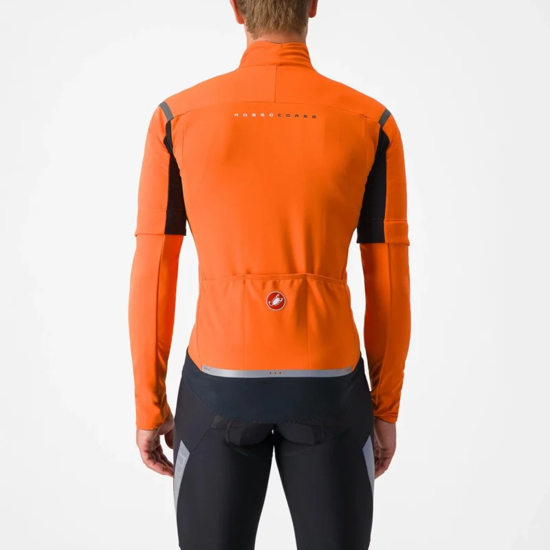 Castelli PERFETTO RoS Convertible Jacket-Orange - immagine 2