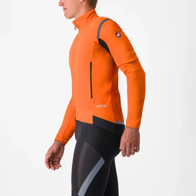Castelli PERFETTO RoS Convertible Jacket-Orange - immagine 3