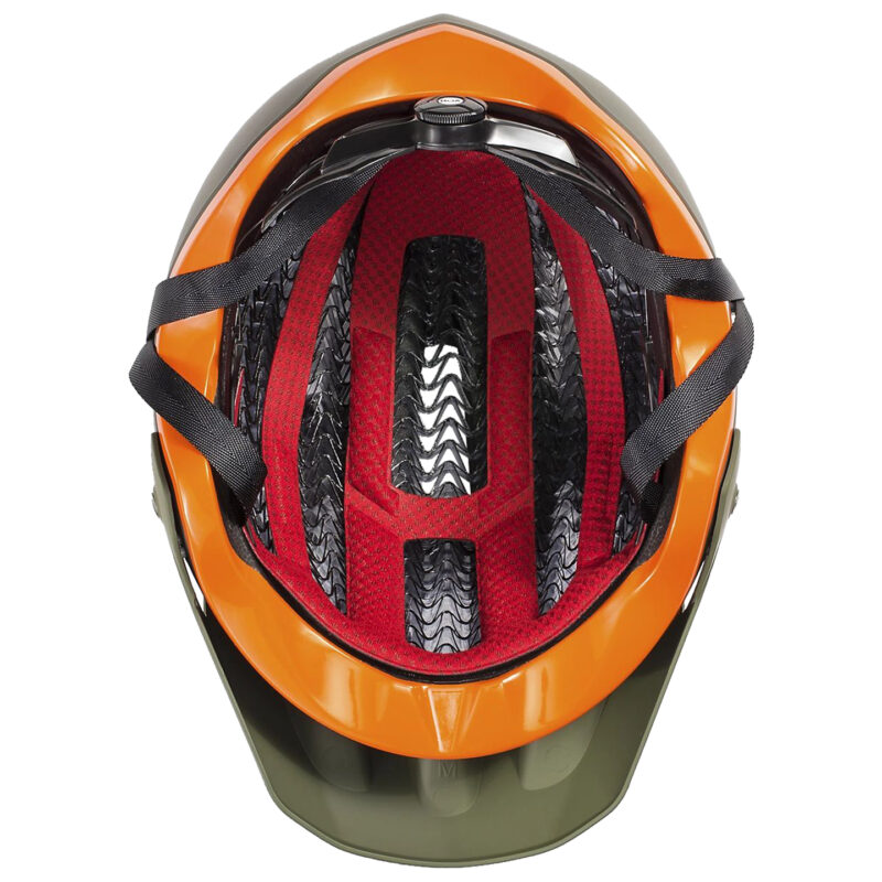 CASCO BONTRAGER RALLY  WAVECEL VERDE MILITARE/ARANCIO - immagine 3