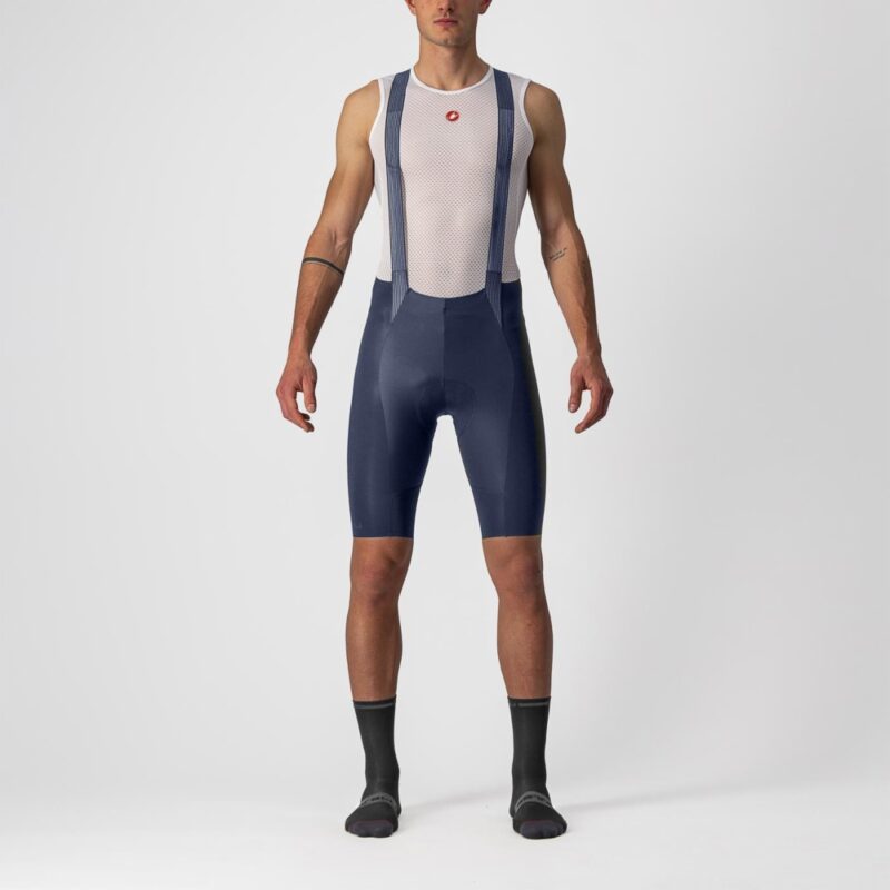 SALOPETTE CASTELLI  FREE AERO RC BIBSHORT BELGIAN BLUE