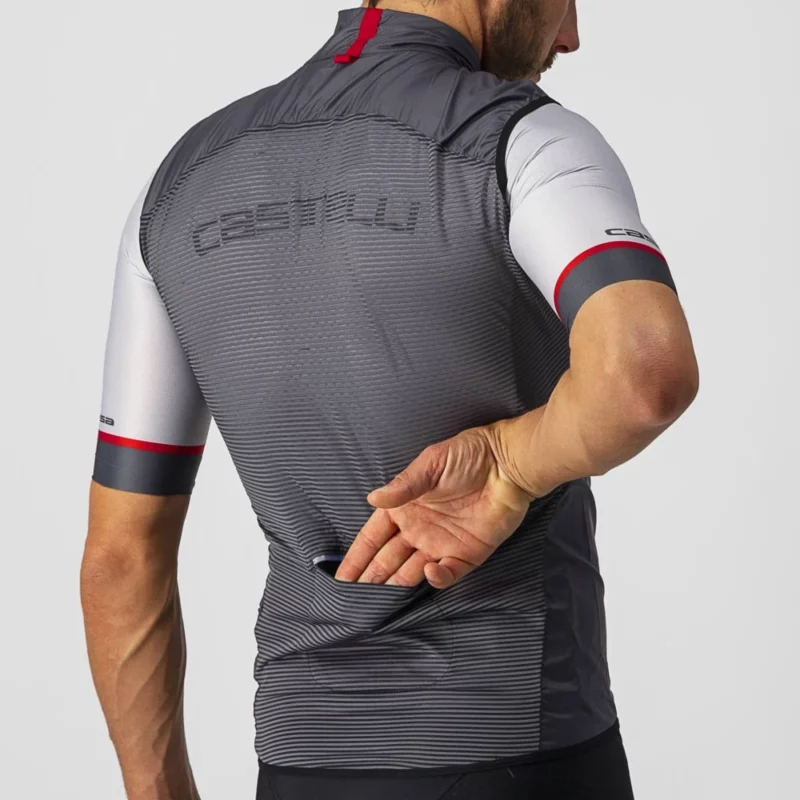 ANTIVENTO CASTELLI ARIA VEST DARK GRAY - immagine 2