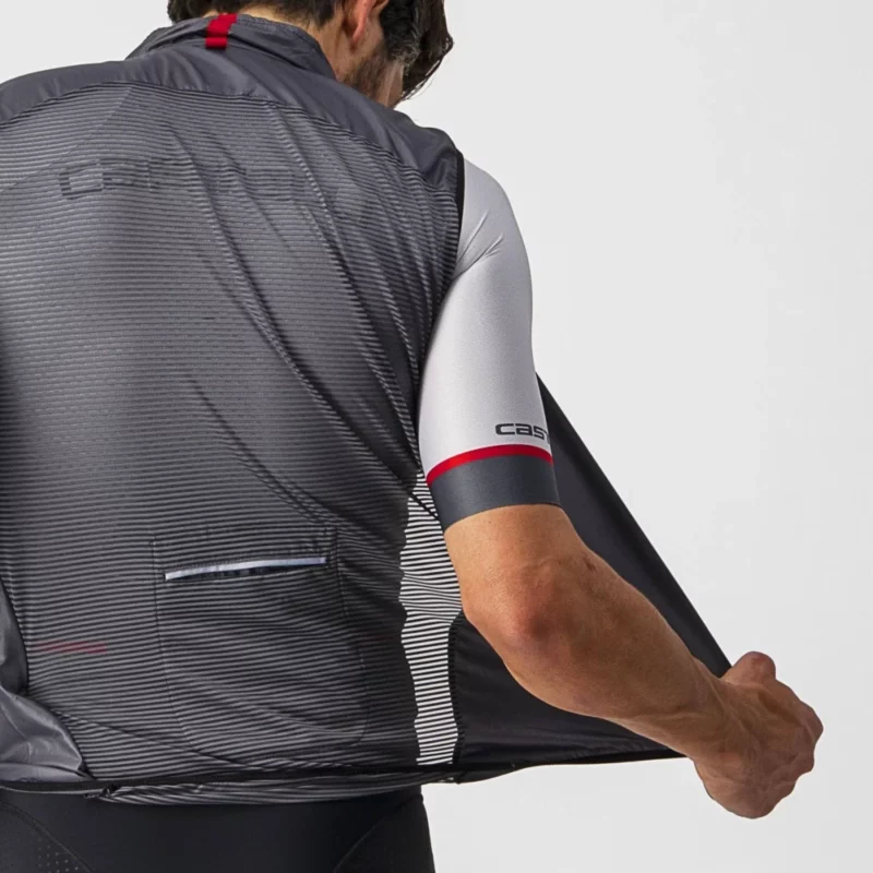 ANTIVENTO CASTELLI ARIA VEST DARK GRAY - immagine 4