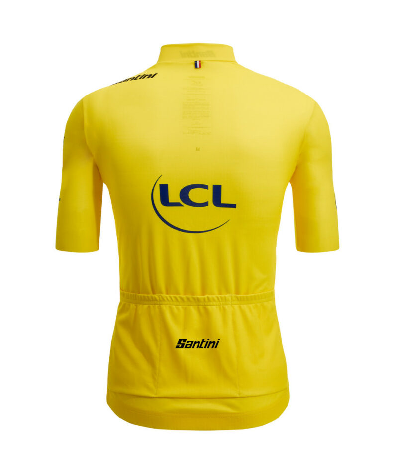 MAGLIA SANTINI TOUR DE FRANCE 2024 LEADER CLASSIFICA GENERALE - immagine 3
