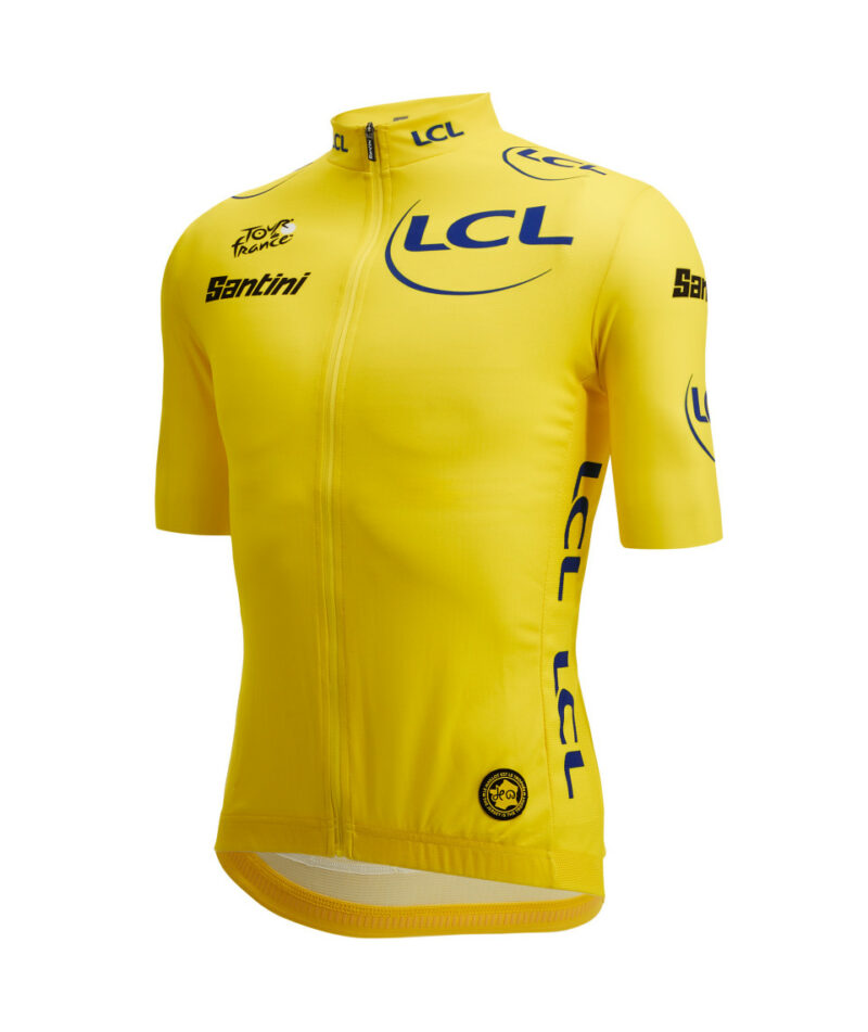 MAGLIA SANTINI TOUR DE FRANCE 2024 LEADER CLASSIFICA GENERALE - immagine 2
