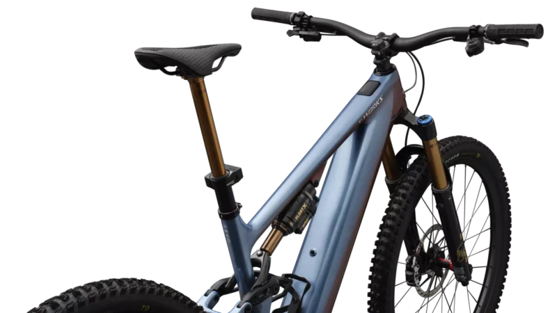 SPECIALIZED E-MTB TURBO LEVO 4 S-WORKS - Colore Glacial Blue Metallic - immagine 6