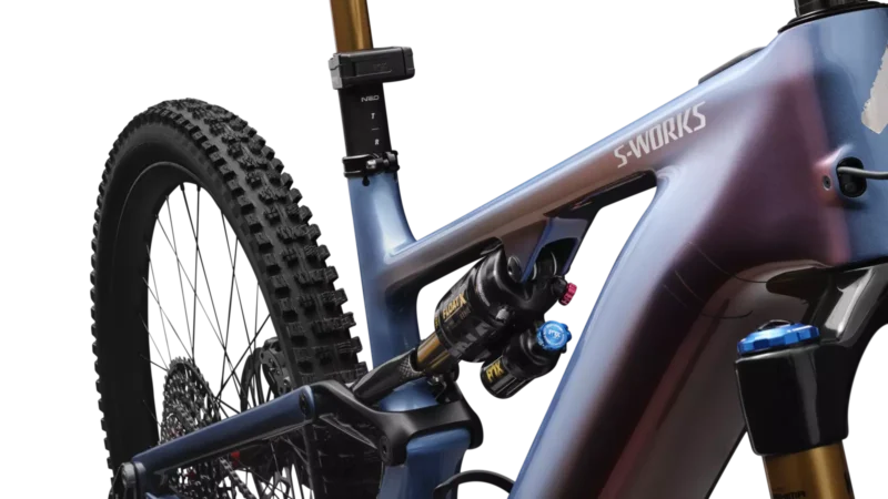 SPECIALIZED E-MTB TURBO LEVO 4 S-WORKS - Colore Glacial Blue Metallic - immagine 8