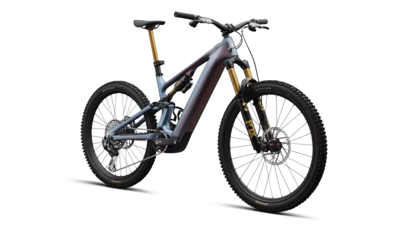 SPECIALIZED E-MTB TURBO LEVO 4 S-WORKS - Colore Glacial Blue Metallic - immagine 4